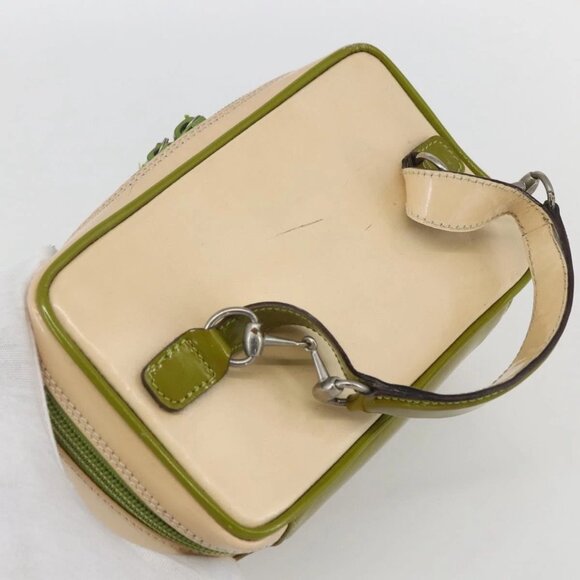 Authentic GUCCI Vanity Hand Pouch Patent Leather bst276-121625 - Picture 6 of 16